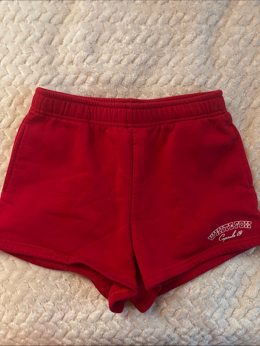 White Fox Sweat shorts Size Small